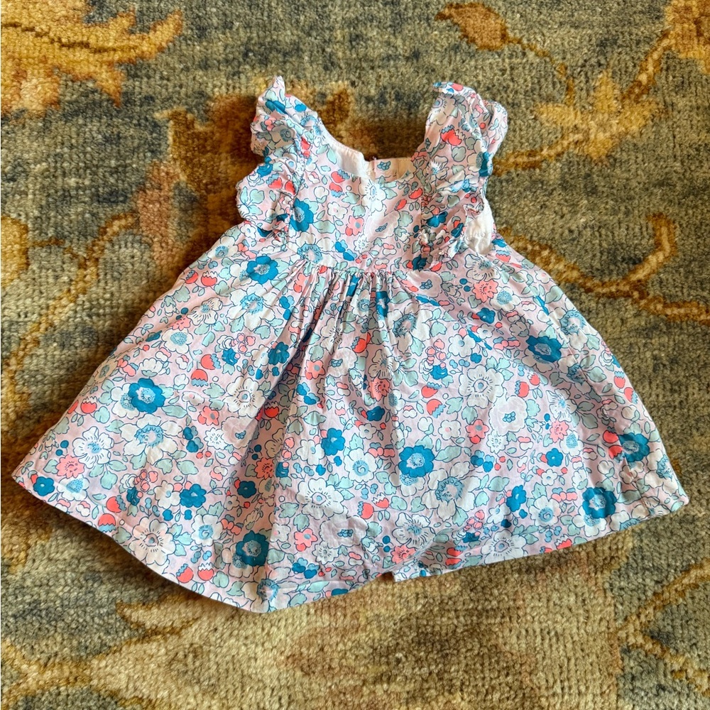 Liberty print Jacadi dress size 1M